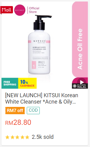 Top Sold Product - Korean White Cleanser